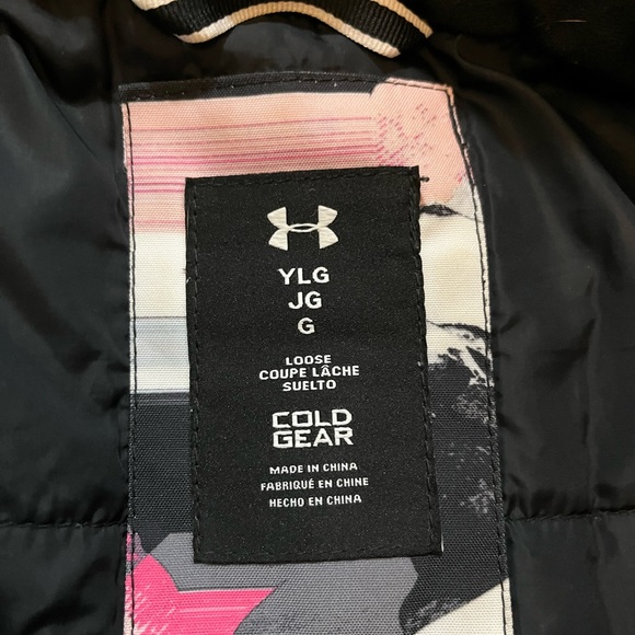 Youth girls Under Armour snow jacket - Picture 2 of 4